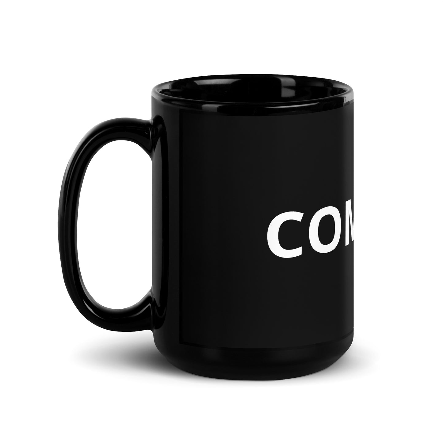 Black Glossy Mug