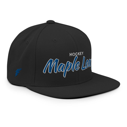 Maples Leafs Classic Black Snapback