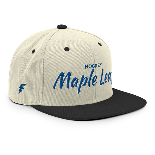 Maple Leafs Alternate Natural/Black Snapback