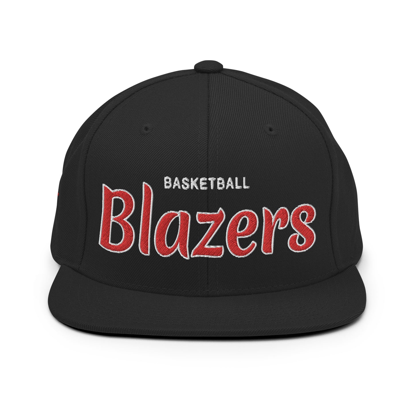 Blazers Classic Black Snapback