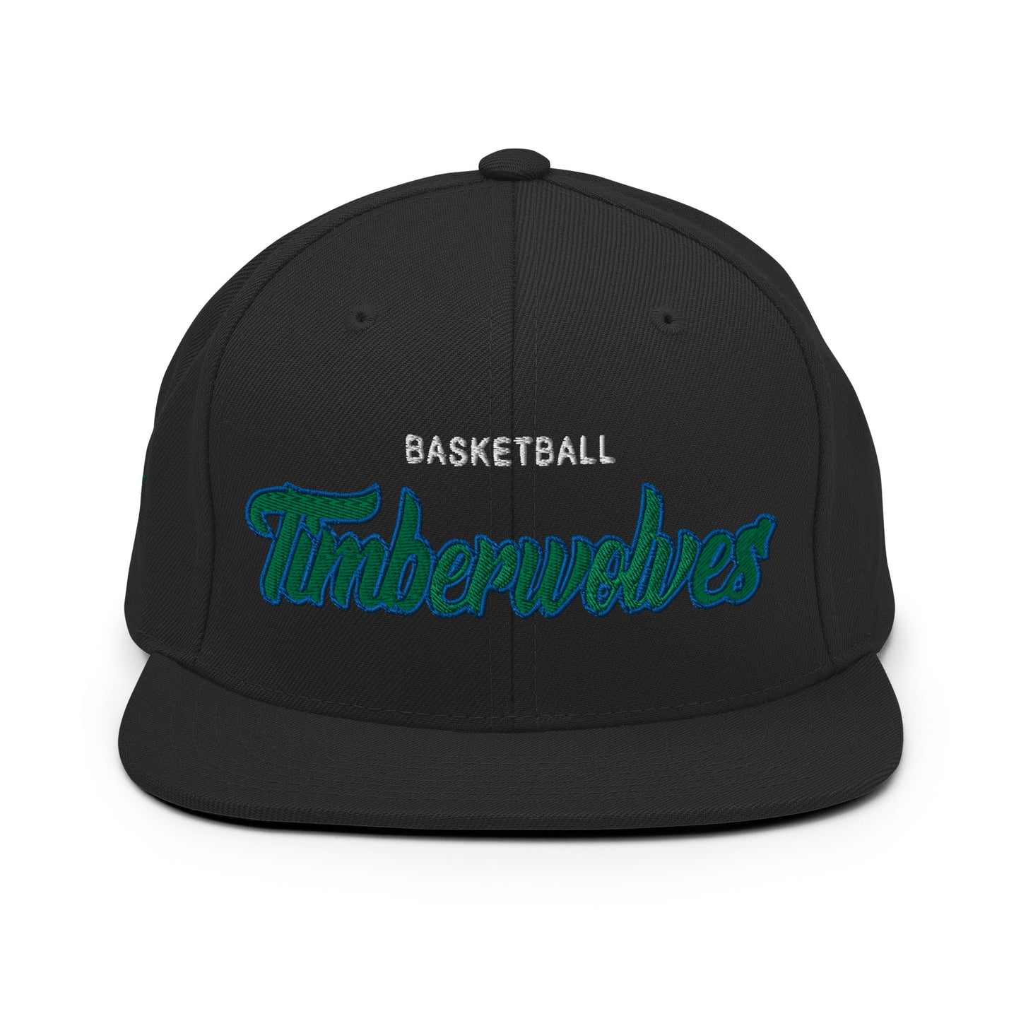 Timberwolves Classic Black Snapback