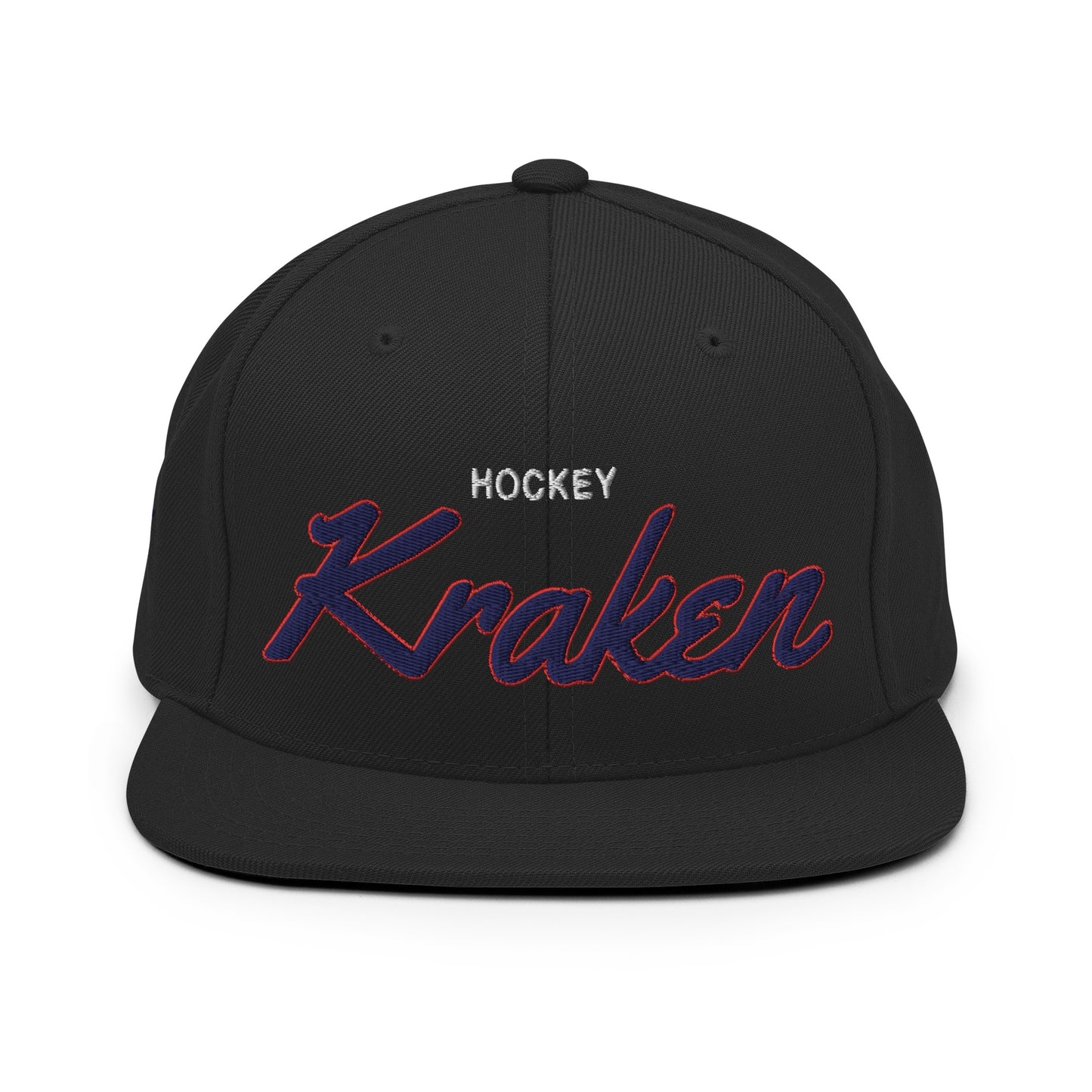 Kraken Classic Black Snapback