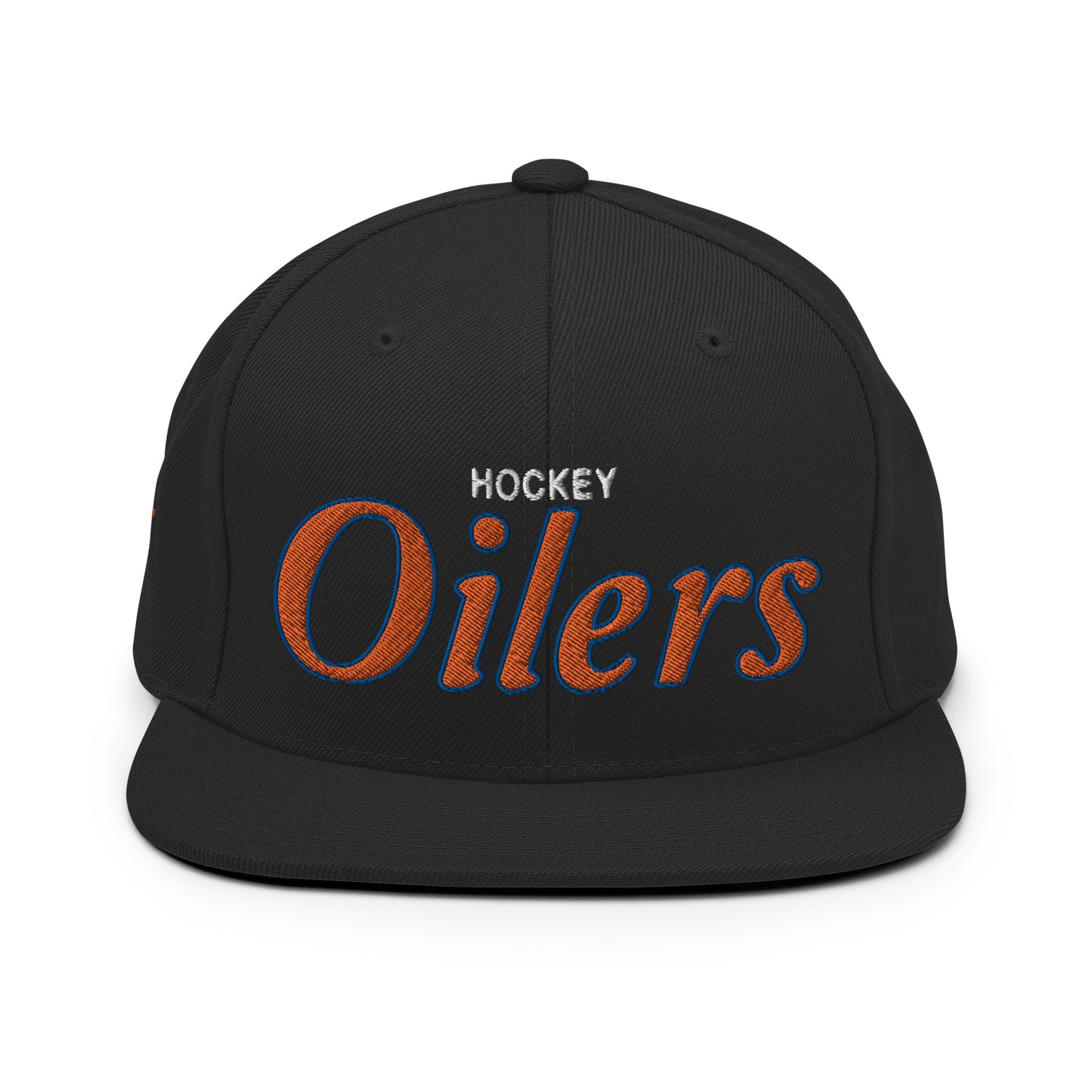 Oilers Classic Black Snapback