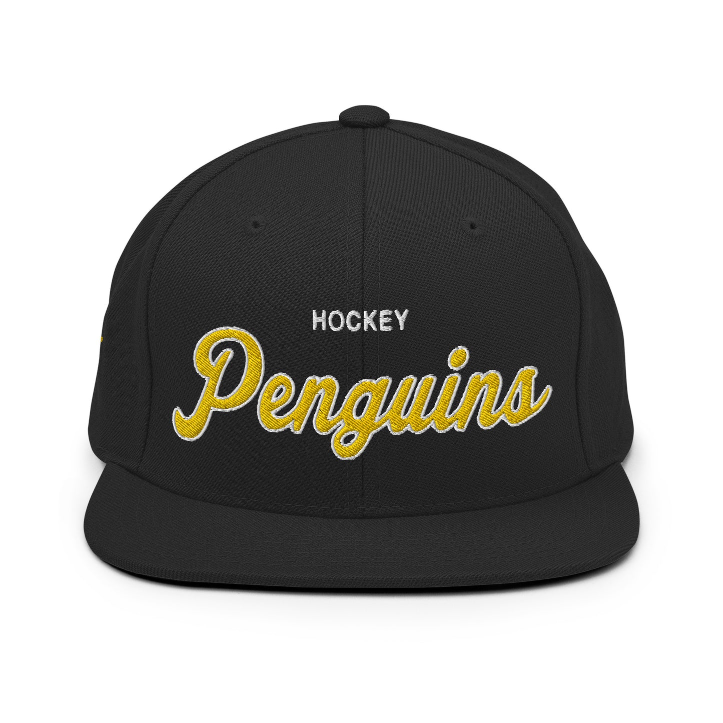 Penguins Classic Black Snapback
