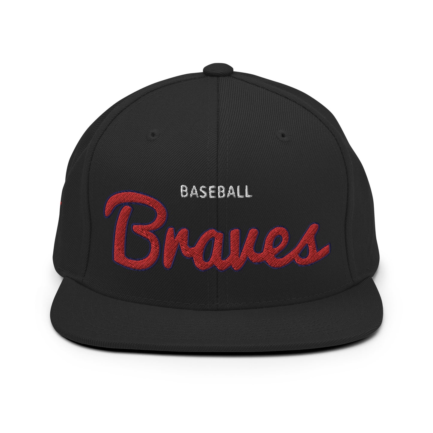 Braves Classic Black Snapback