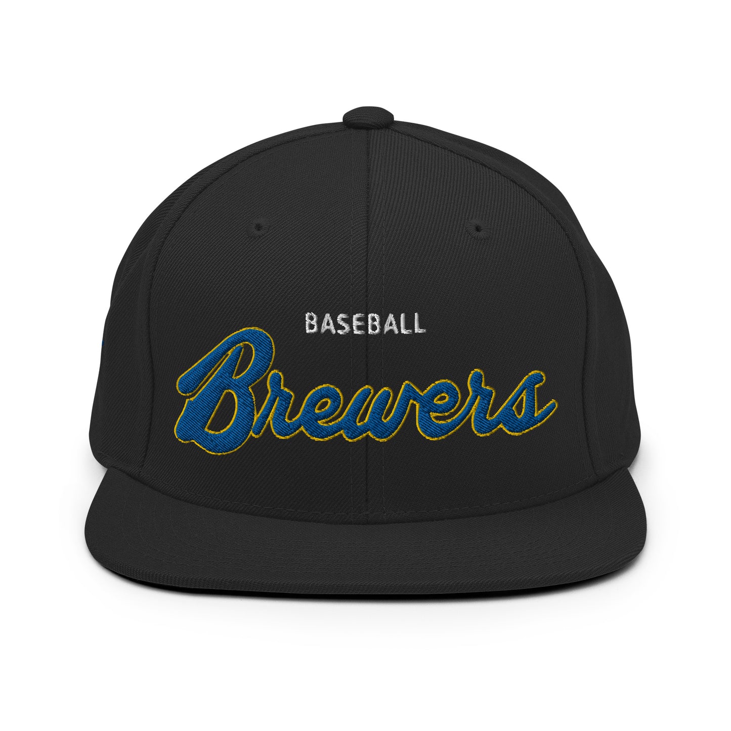 Brewers Classic Black Snapback