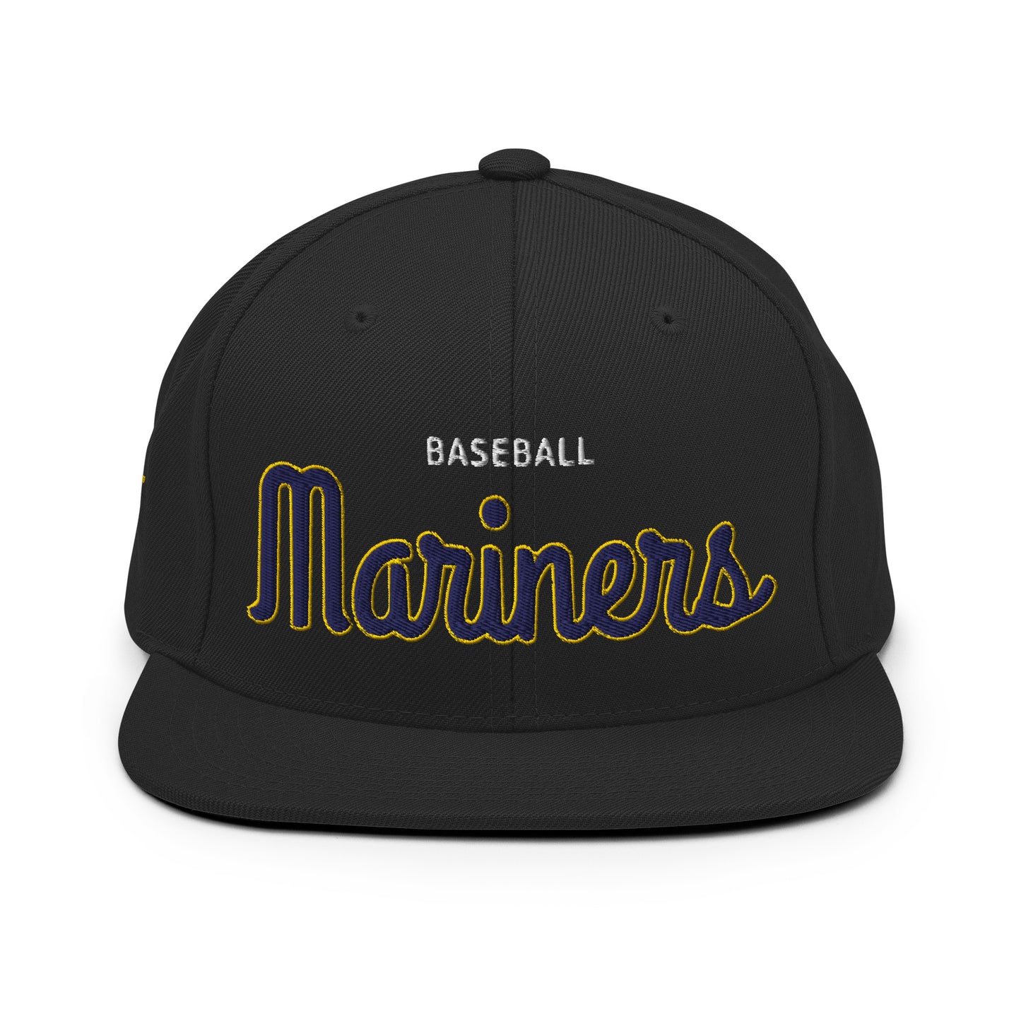 Mariners Classic Black Snapback