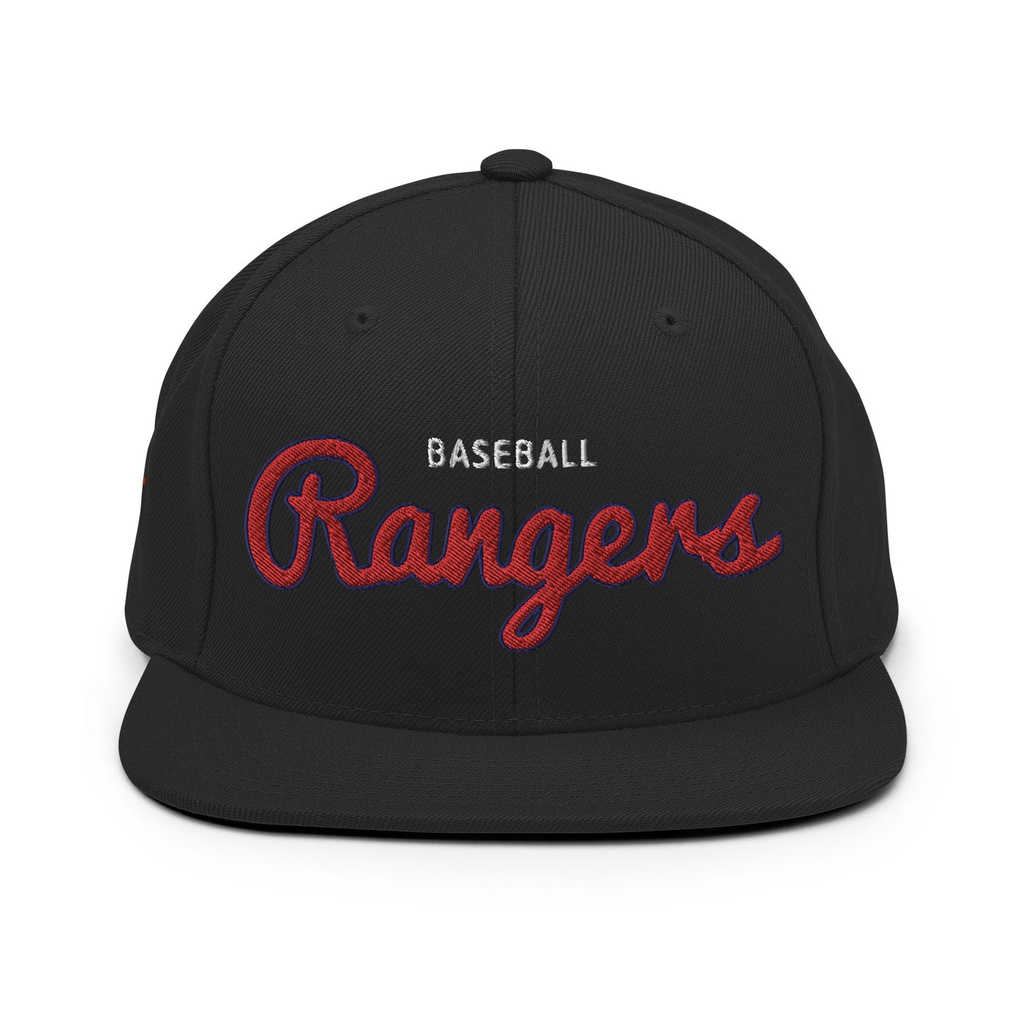 Rangers Classic Black Snapback