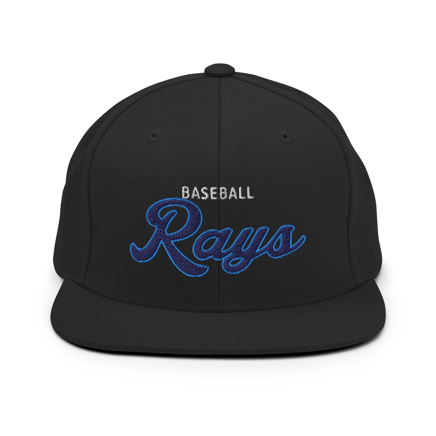Rays Classic Black Snapback