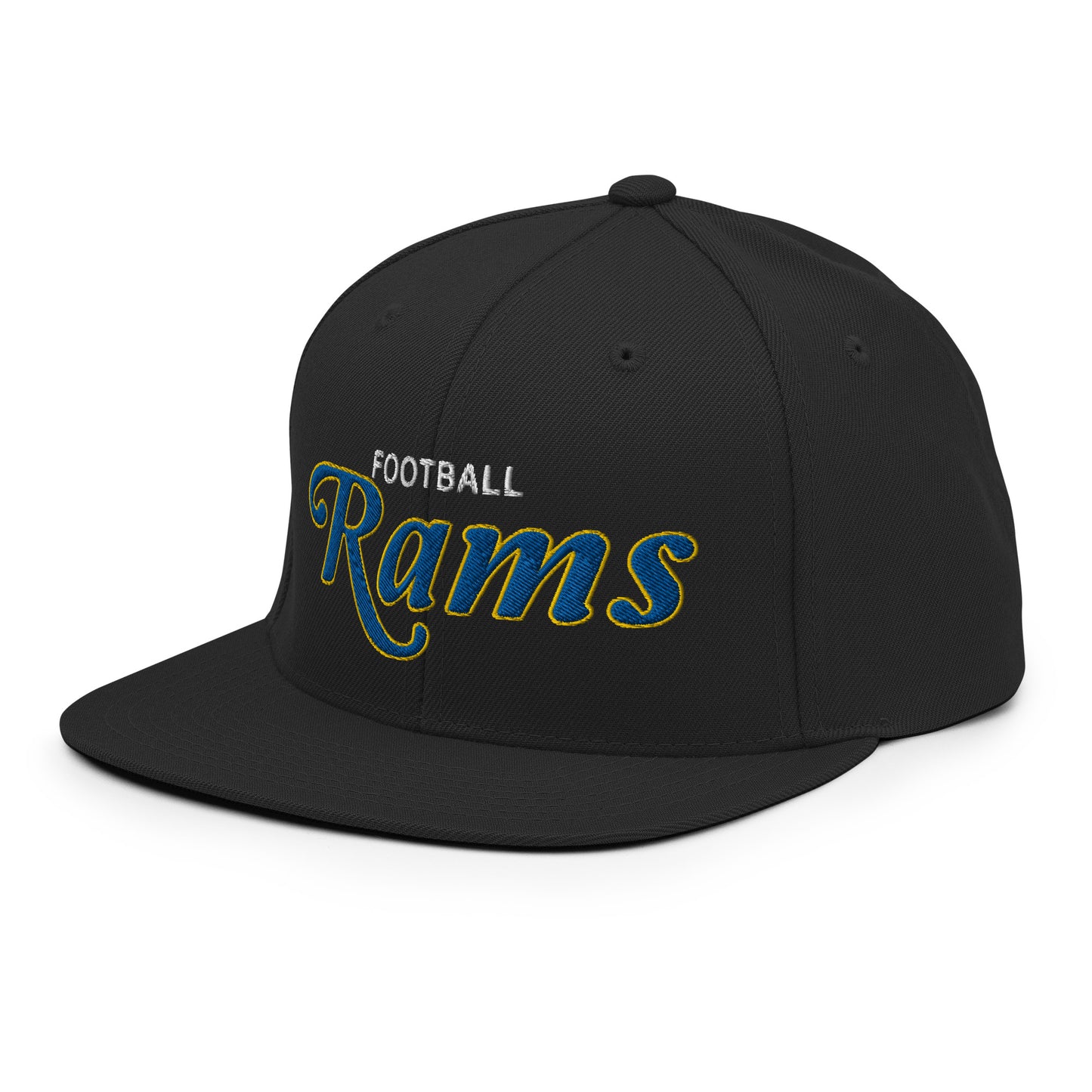 Rams Classic Black Snapback