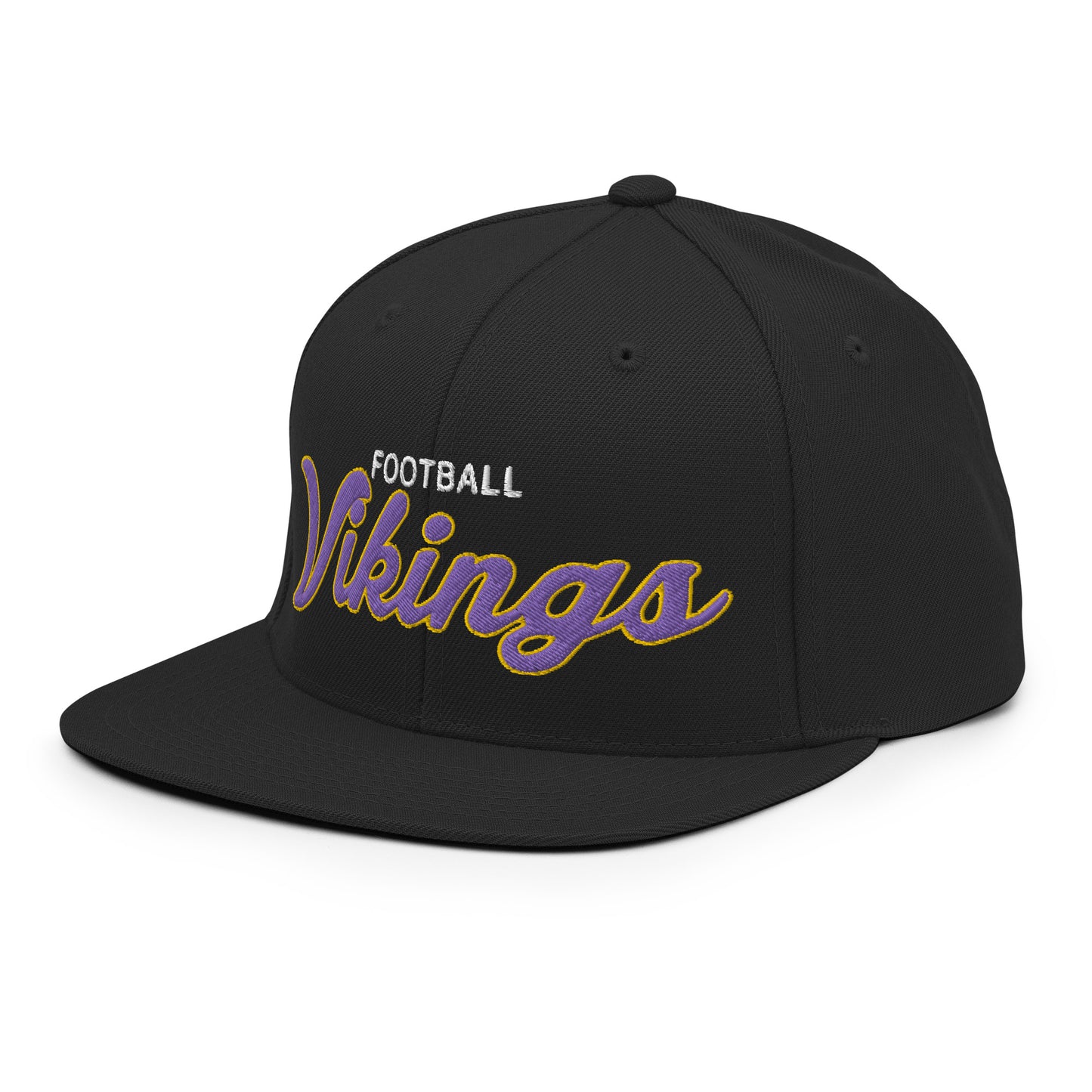 Vikings Classic Black Snapback