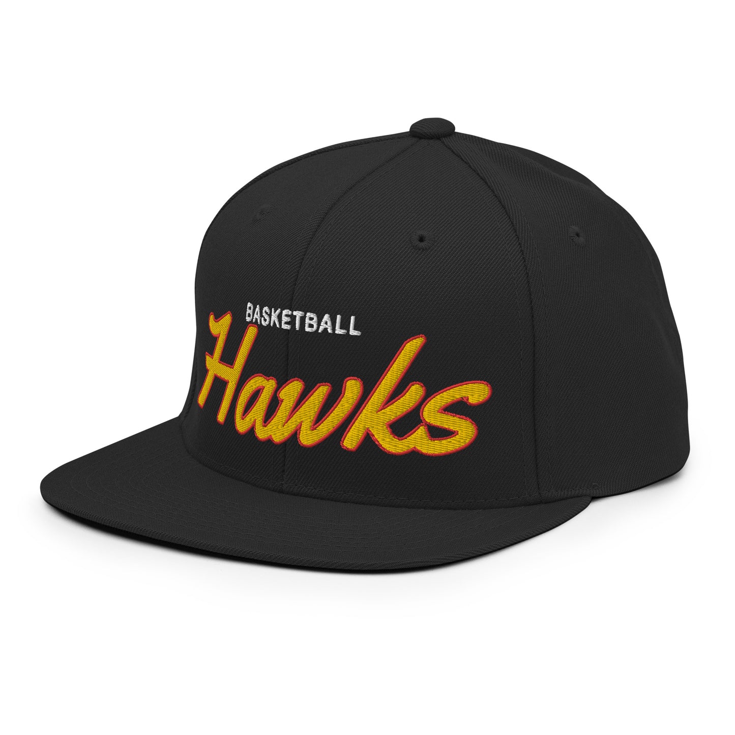 Hawks Classic Black Snapback
