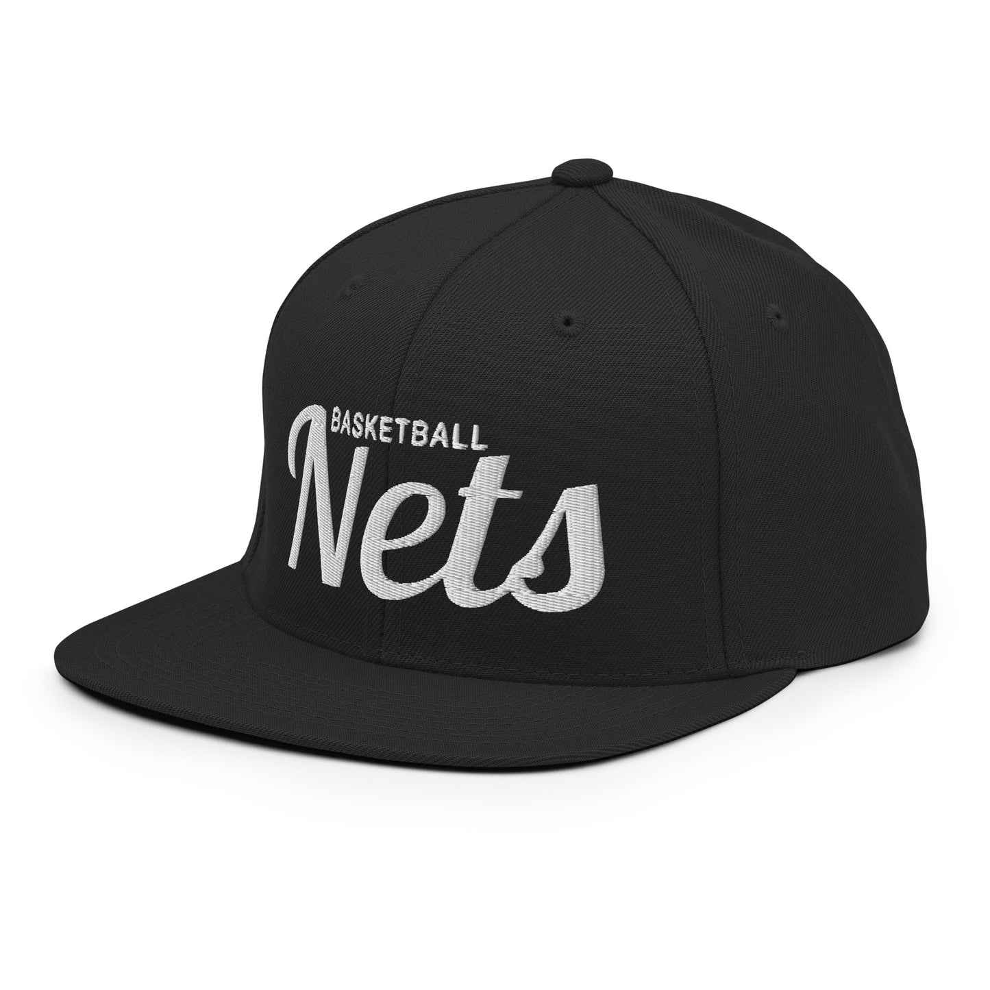 Nets Classic Black Snapback