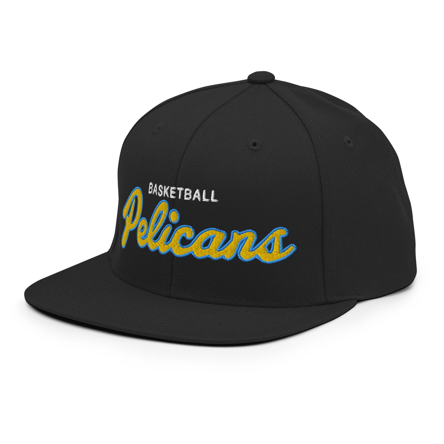 Pelicans Classic Black Snapback