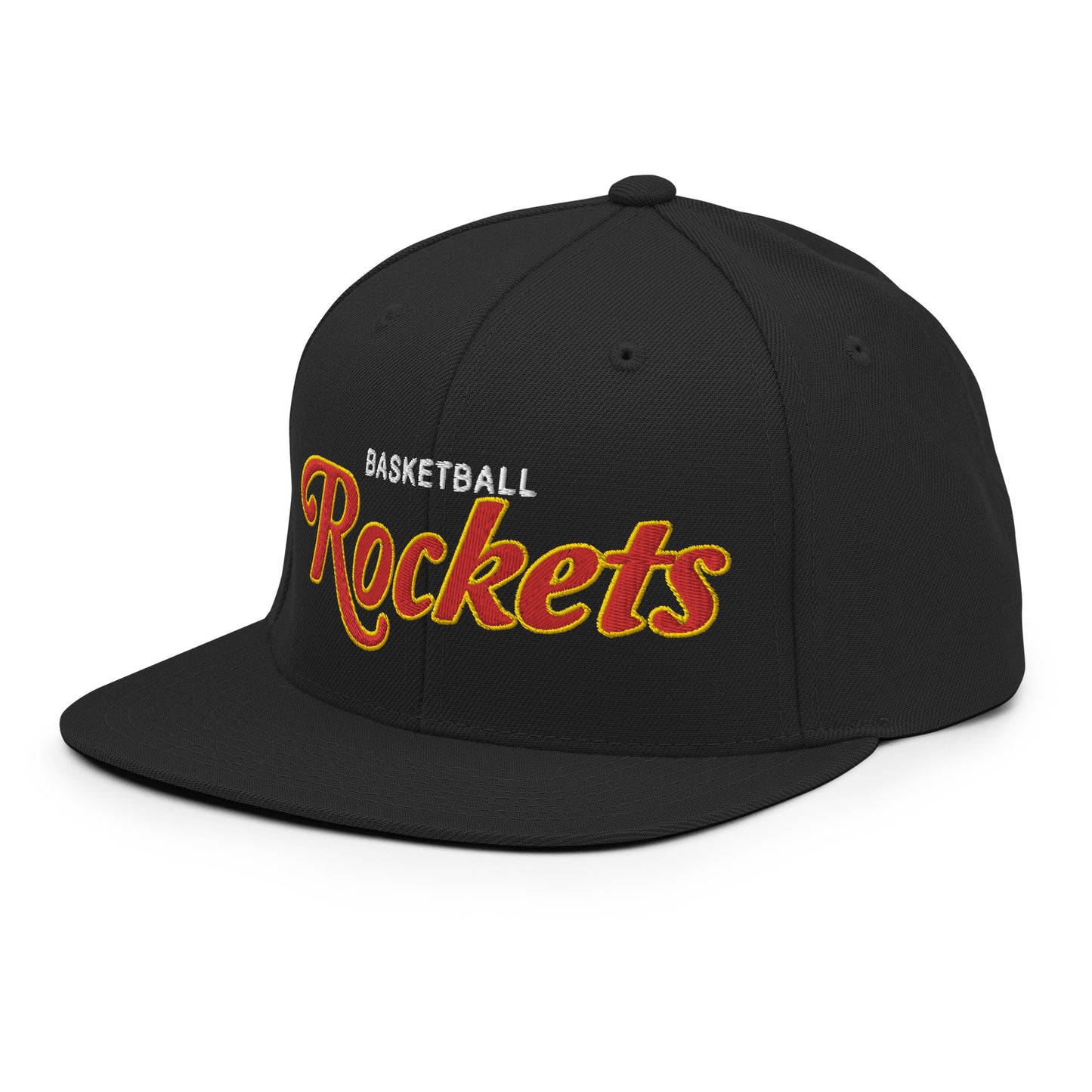Rockets Classic Black Snapback