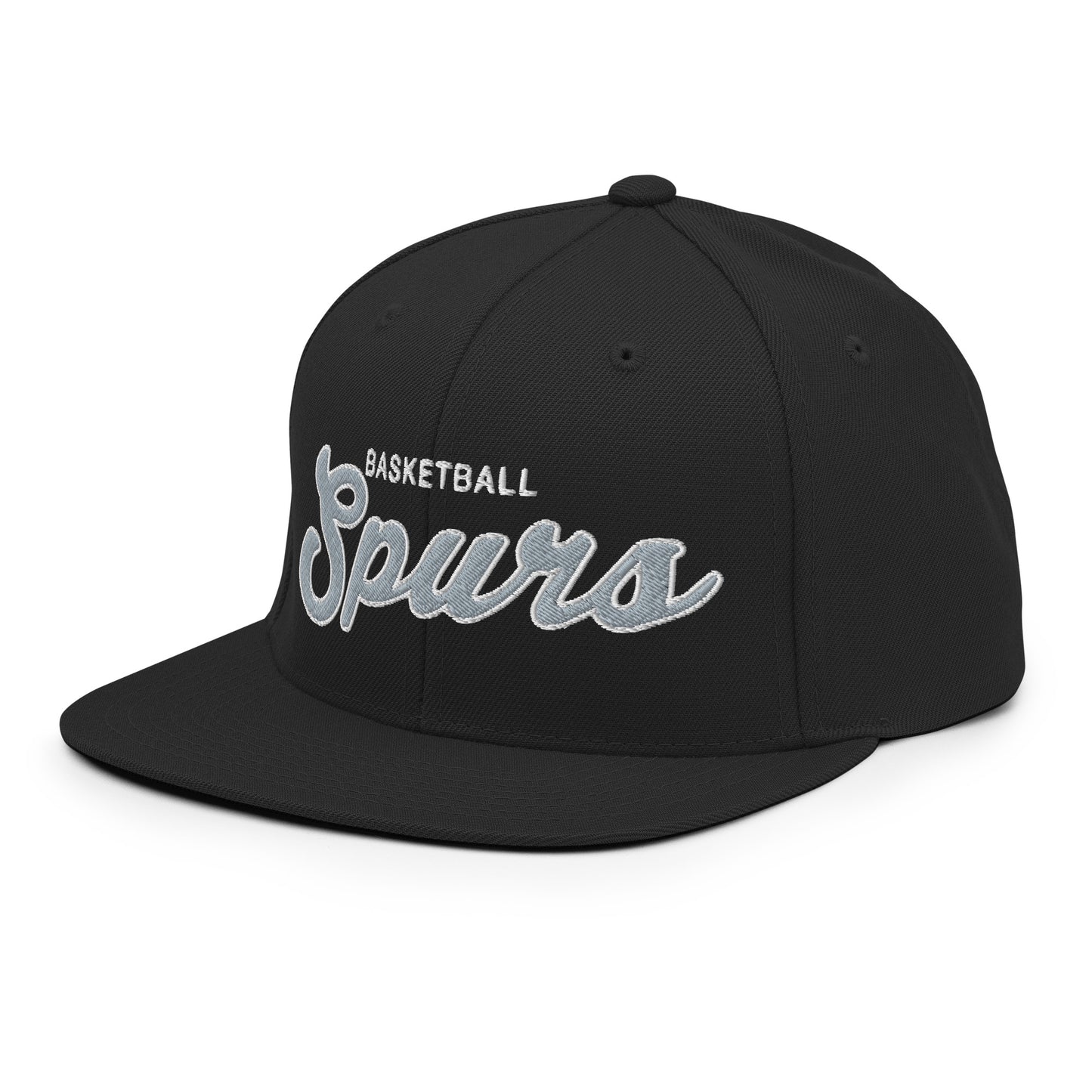 Spurs Classic Black Snapback