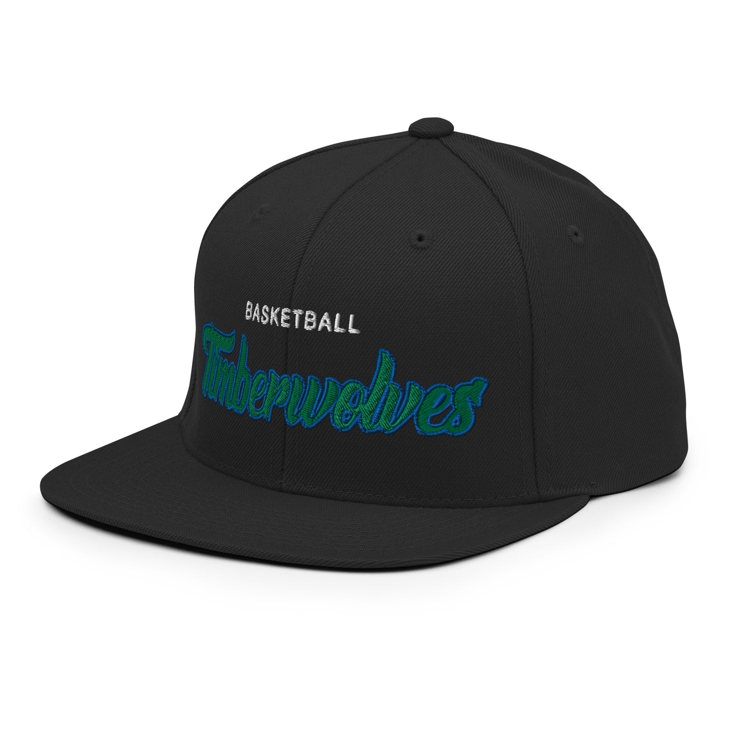 Timberwolves Classic Black Snapback