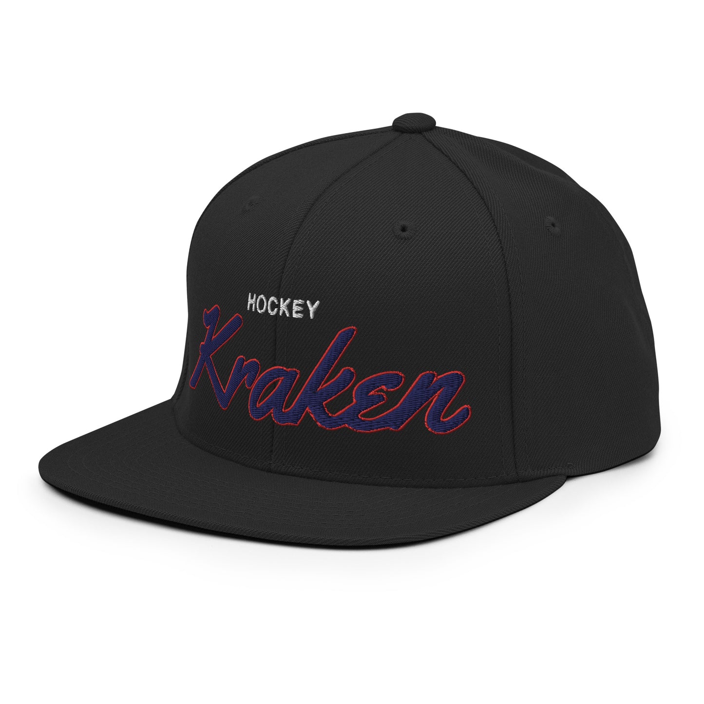 Kraken Classic Black Snapback