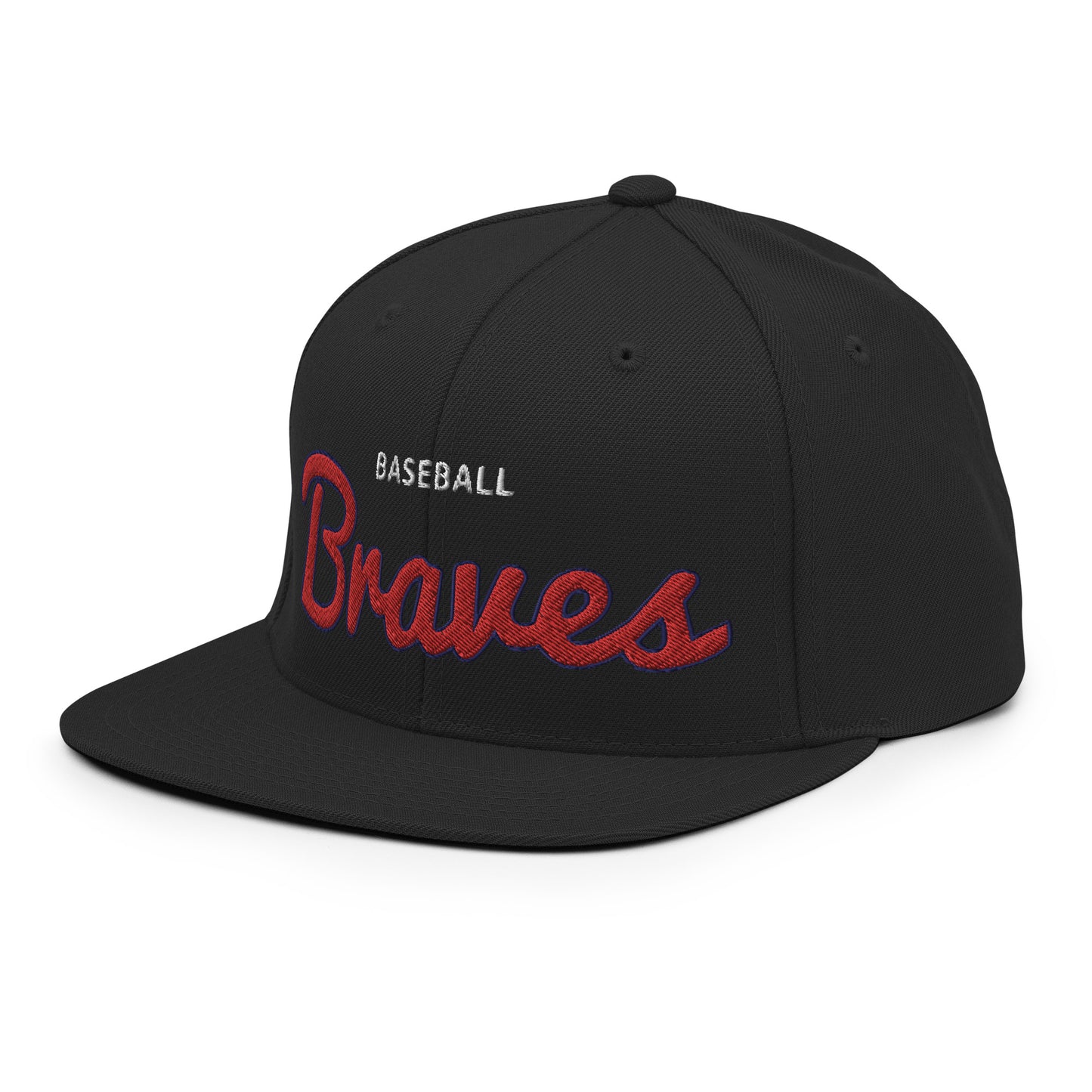 Braves Classic Black Snapback