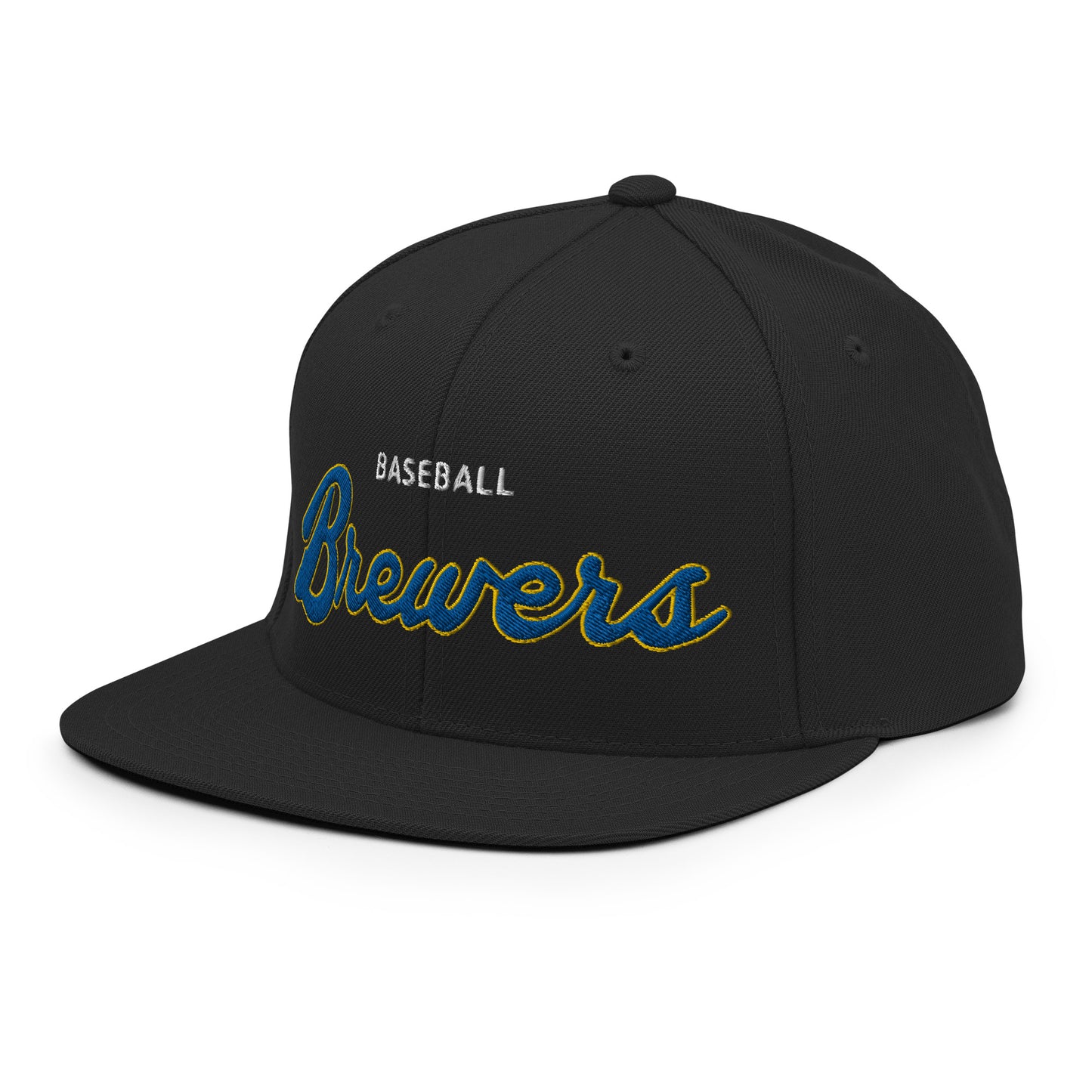 Brewers Classic Black Snapback