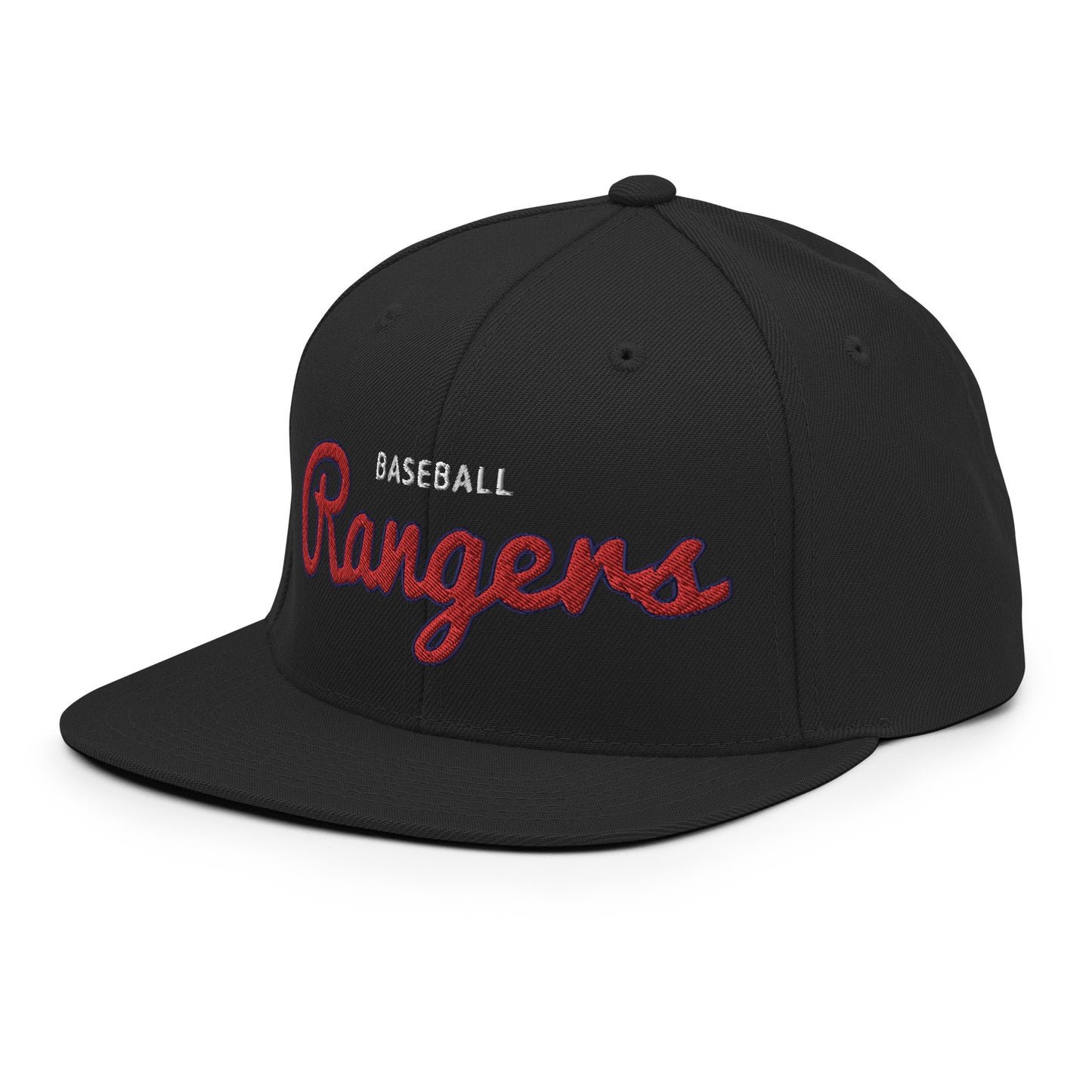 Rangers Classic Black Snapback