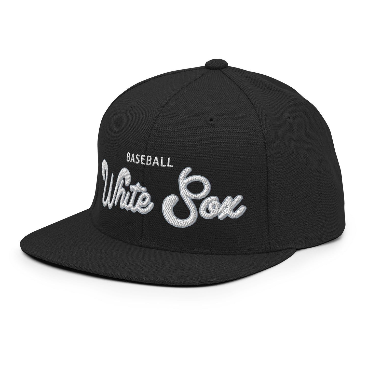 White Sox Classic Black Snapback