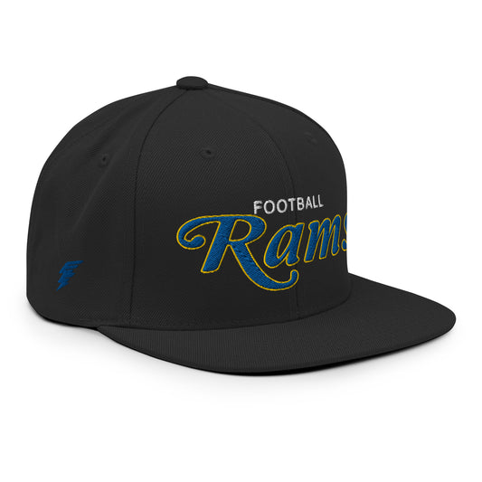 Rams Classic Black Snapback