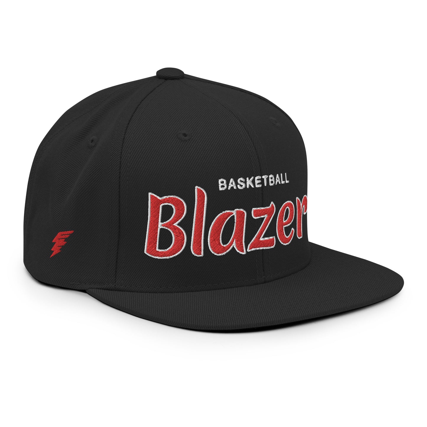 Blazers Classic Black Snapback