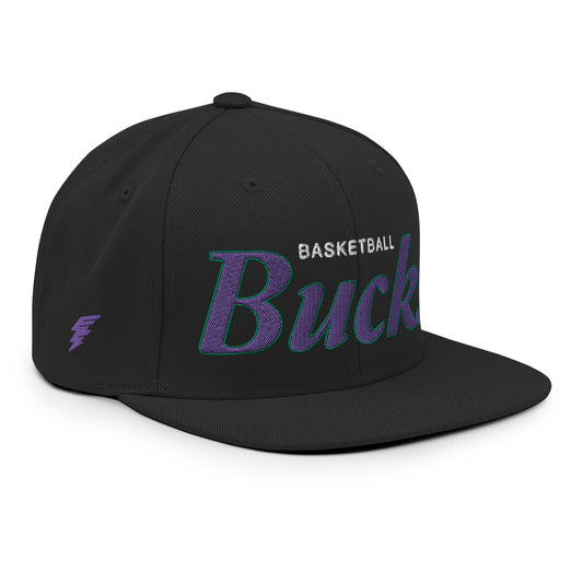 Bucks Classic Black Snapback