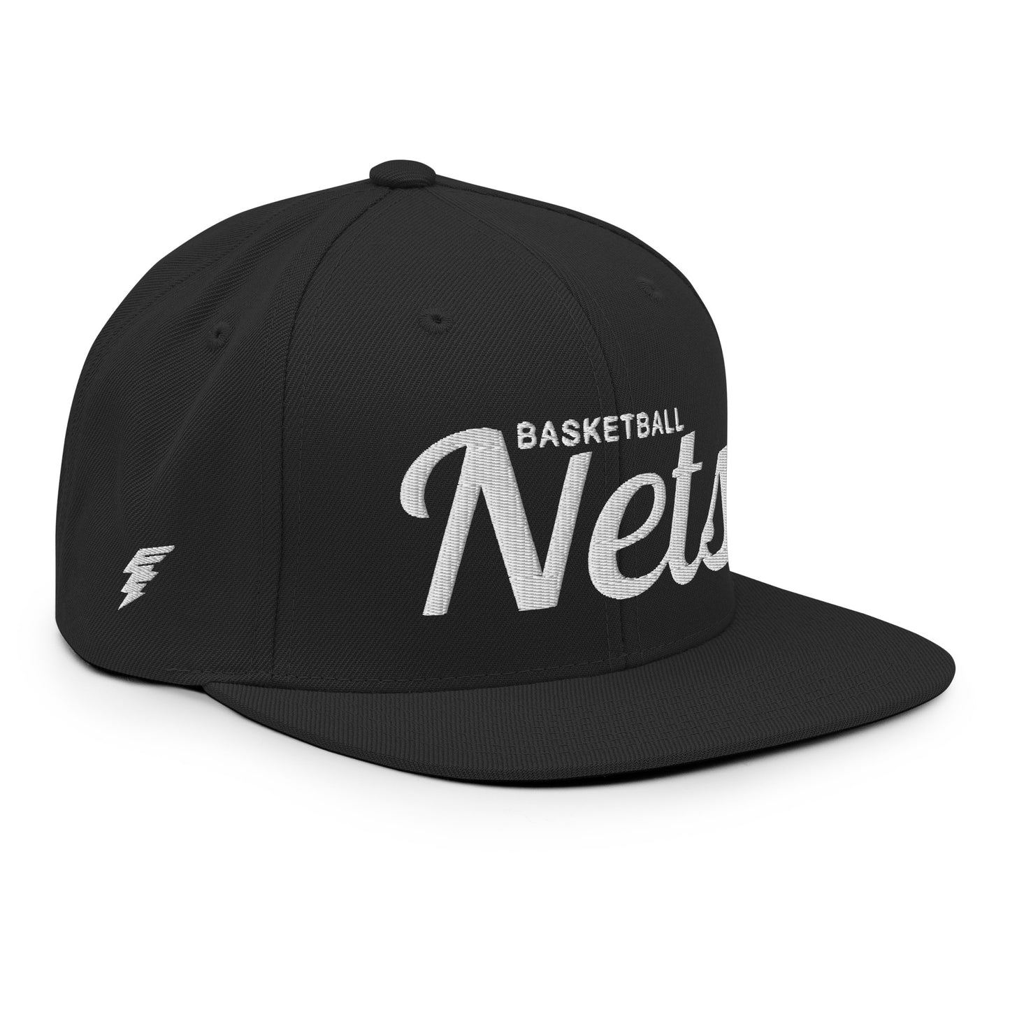 Nets Classic Black Snapback