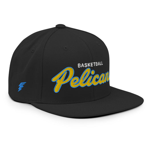 Pelicans Classic Black Snapback