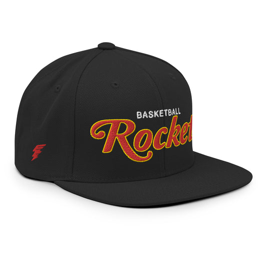 Rockets Classic Black Snapback
