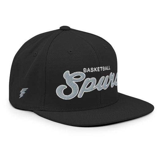 Spurs Classic Black Snapback