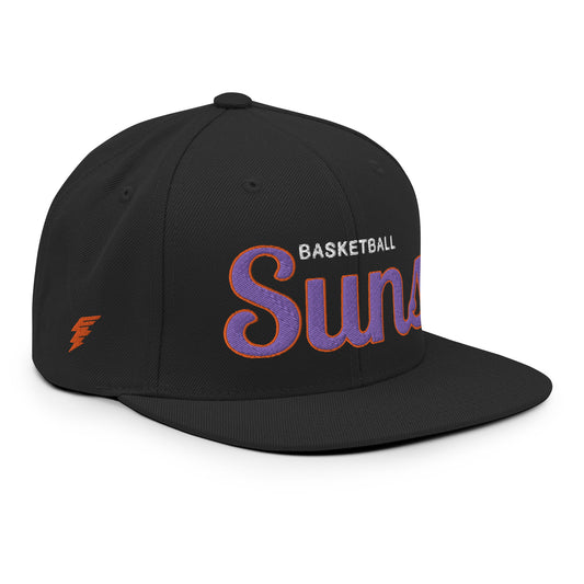 Suns Classic Black Snapback