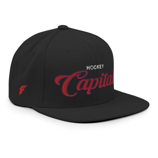 Capitals Classic Black Snapback