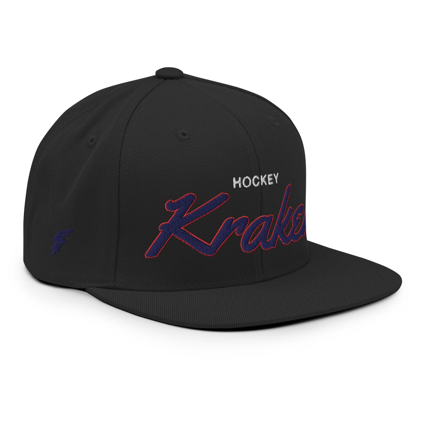 Kraken Classic Black Snapback