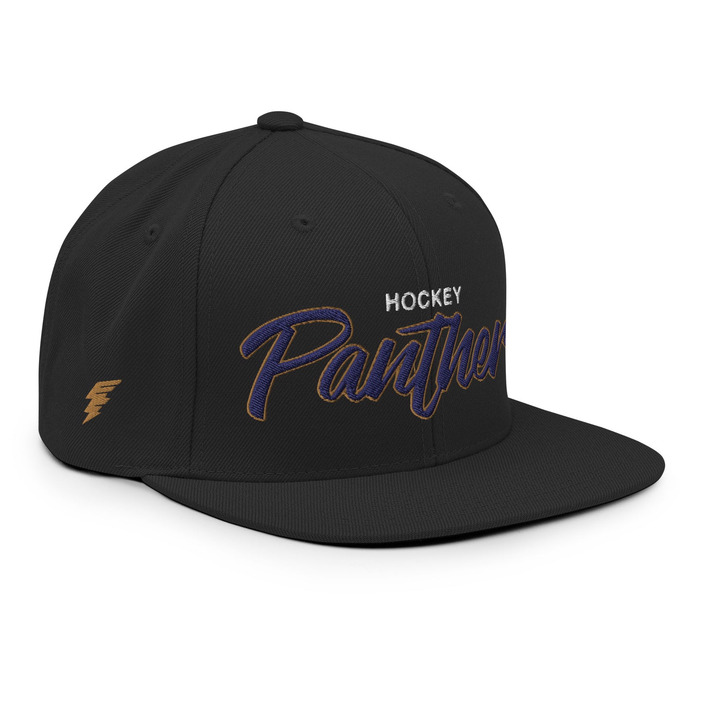 Panthers Classic Black Snapback - Navy/Gold