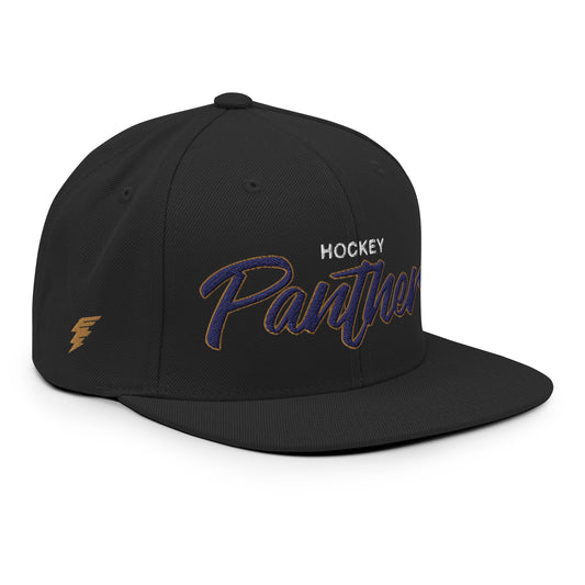 Panthers Classic Black Snapback - Navy/Gold