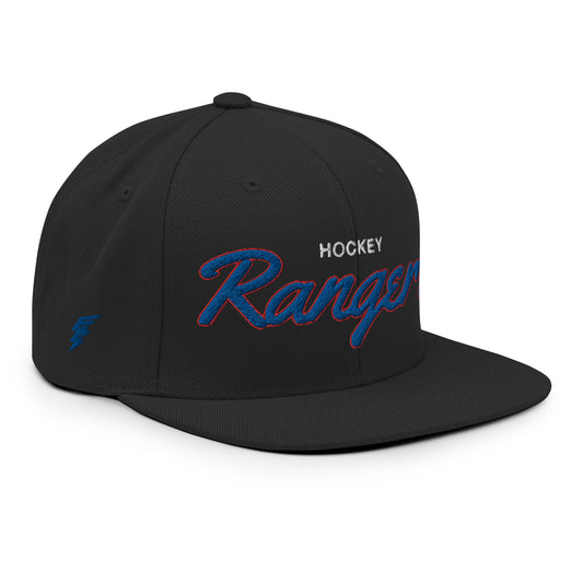 Rangers Classic Black Snapback