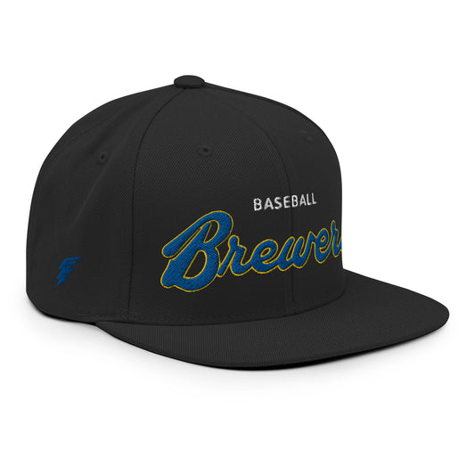 Brewers Classic Black Snapback