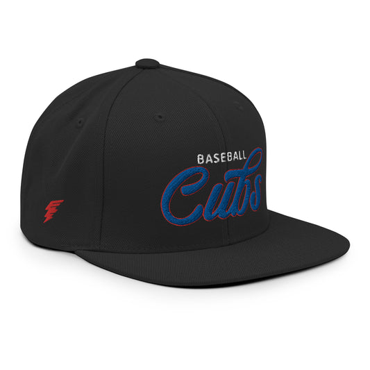 Cubs Classic Black Snapback