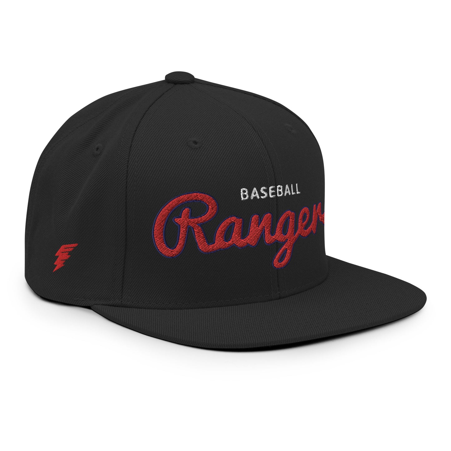 Rangers Classic Black Snapback
