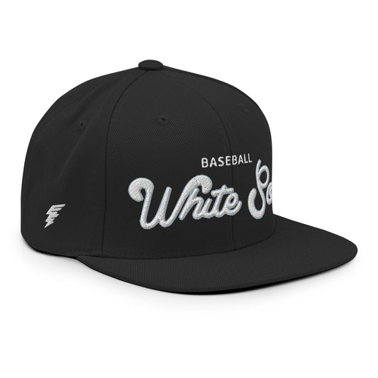White Sox Classic Black Snapback