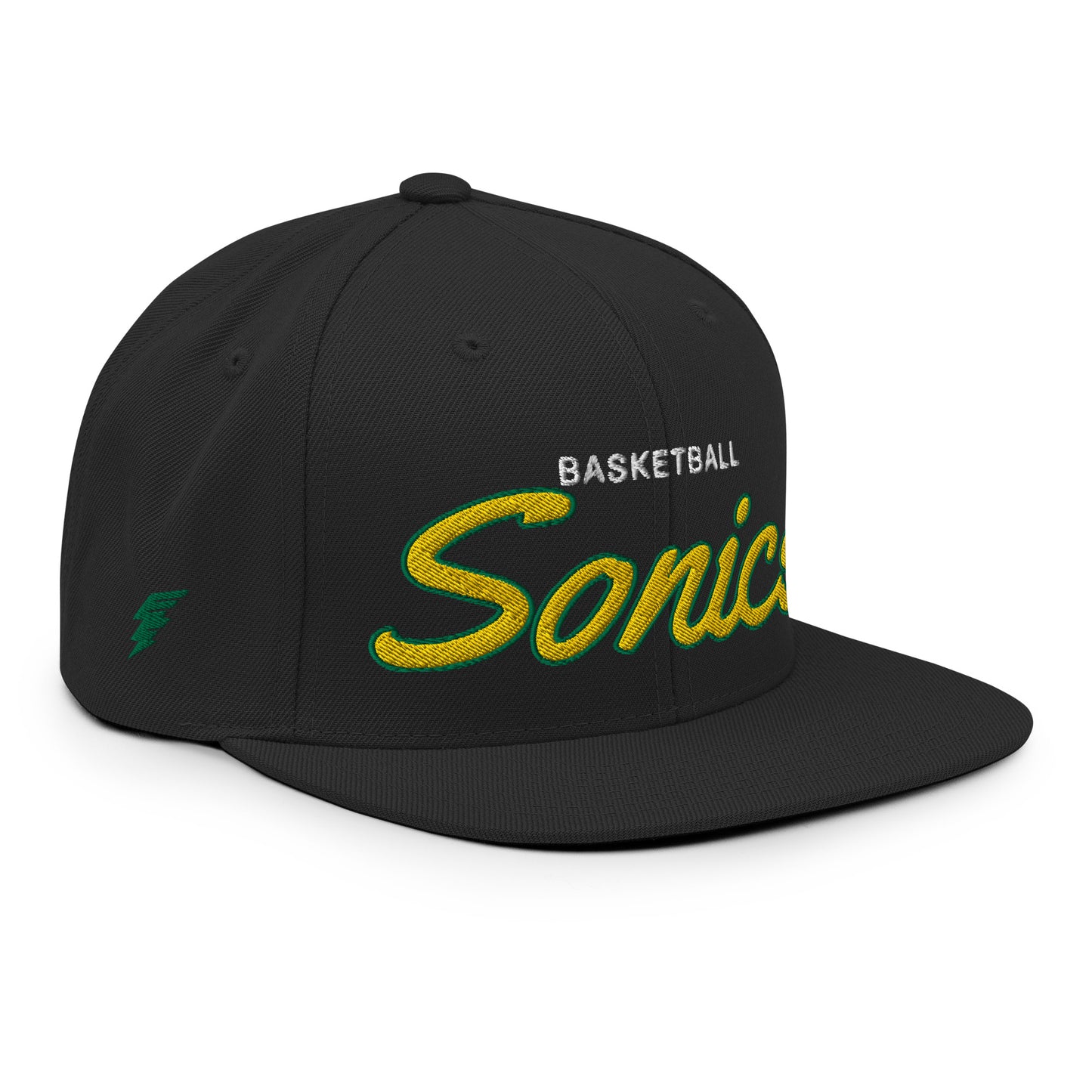 Sonics Classic Black Snapback
