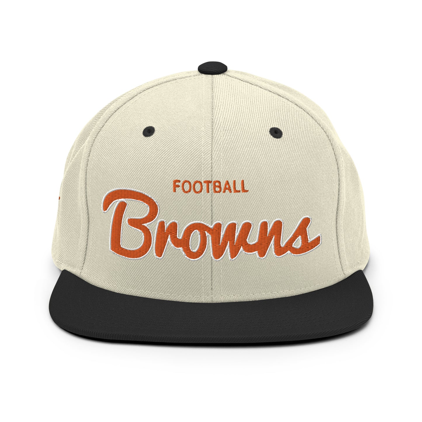 Browns Alternate Natural/Black Snapback
