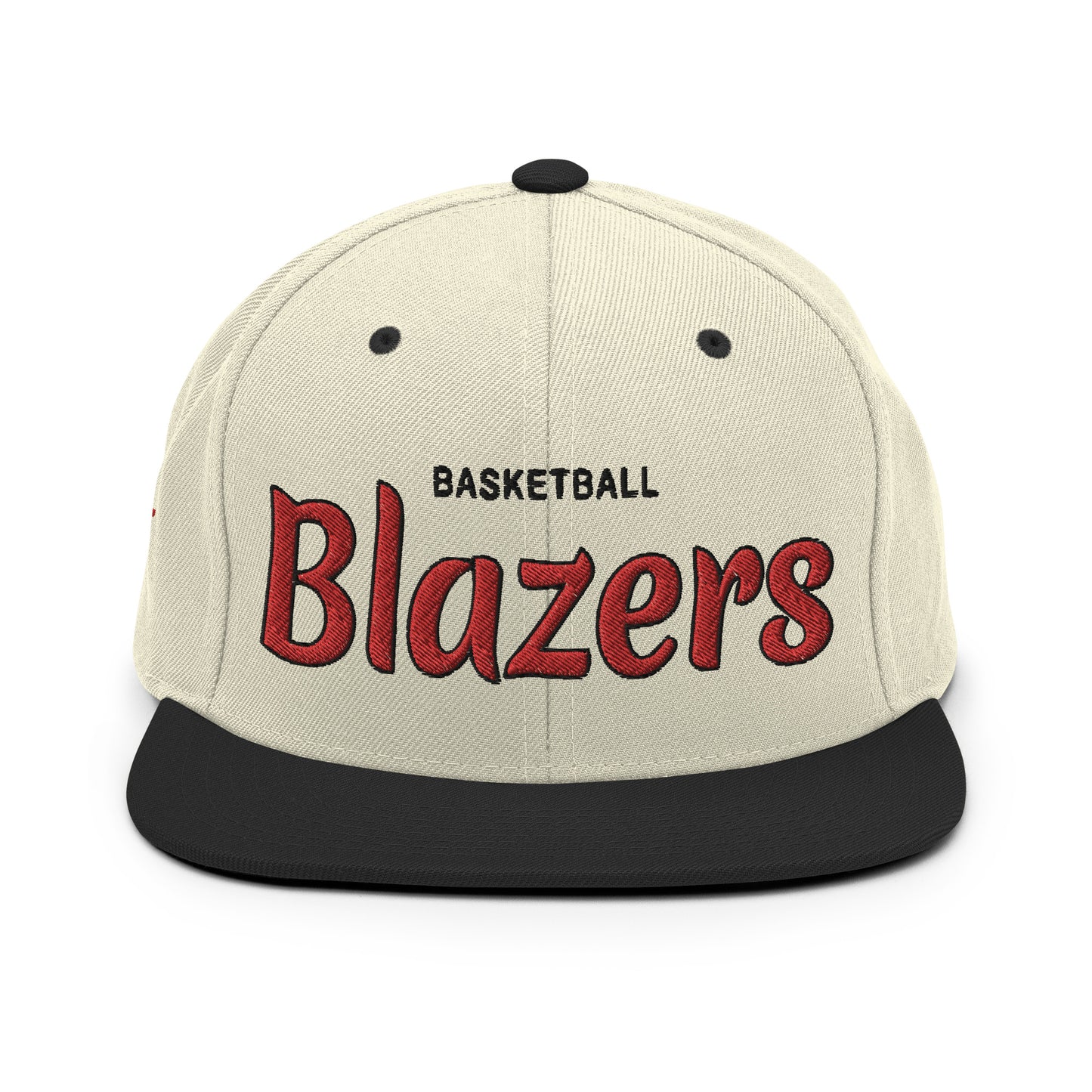 Blazers Alternate Natural/Black Snapback