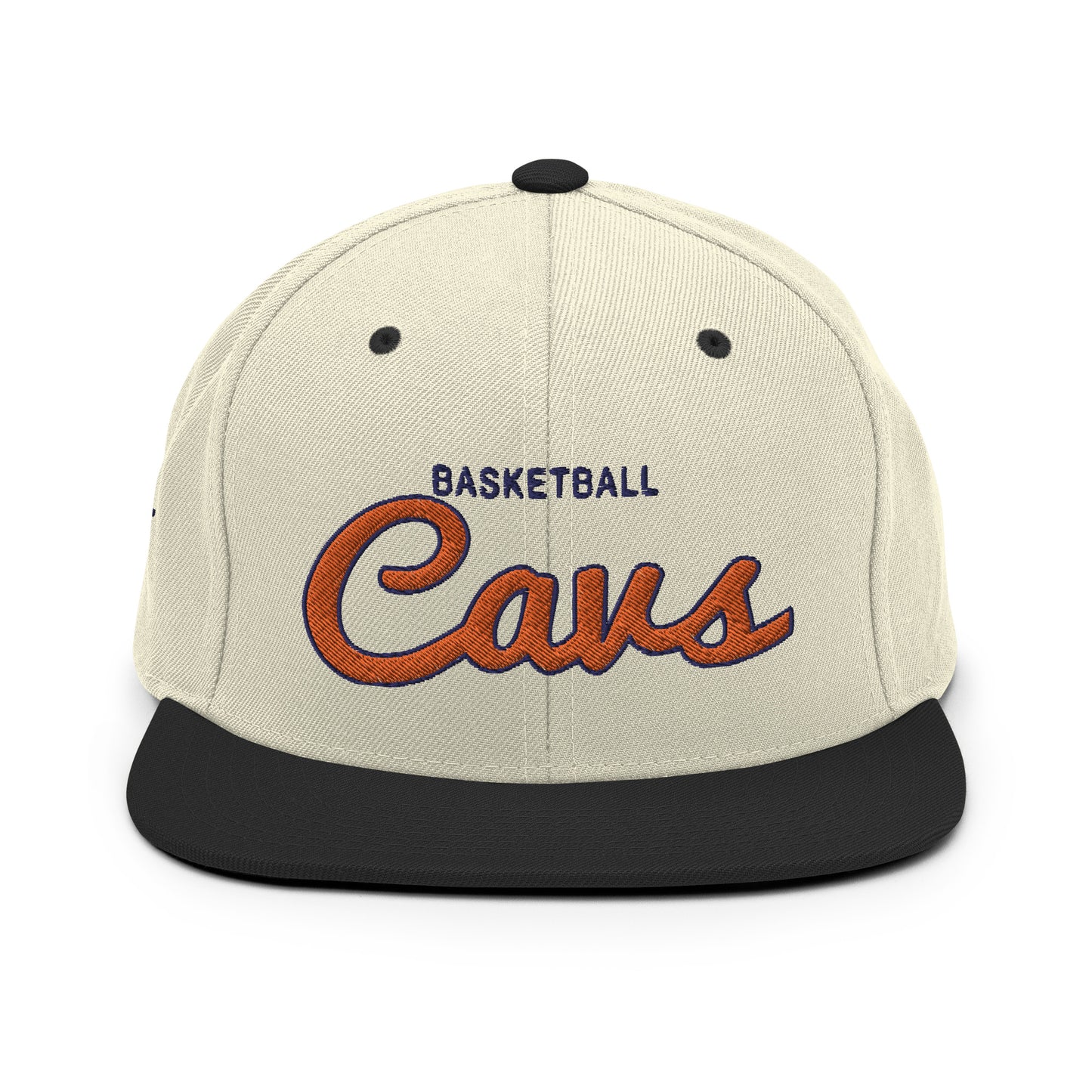 Cavs Alternate Natural/Black Snapback