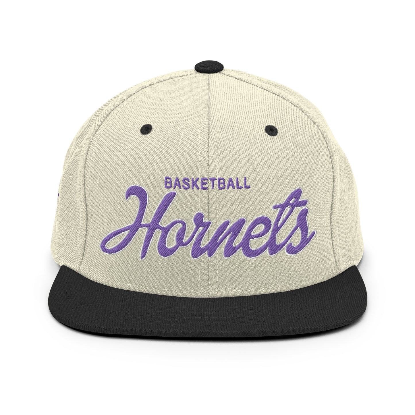 Hornets Alternate Natural/Black Snapback