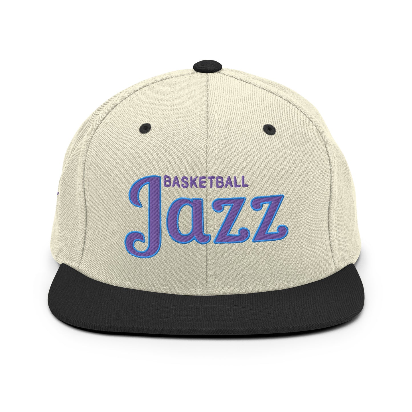 Jazz Alternate Natural/Black Snapback