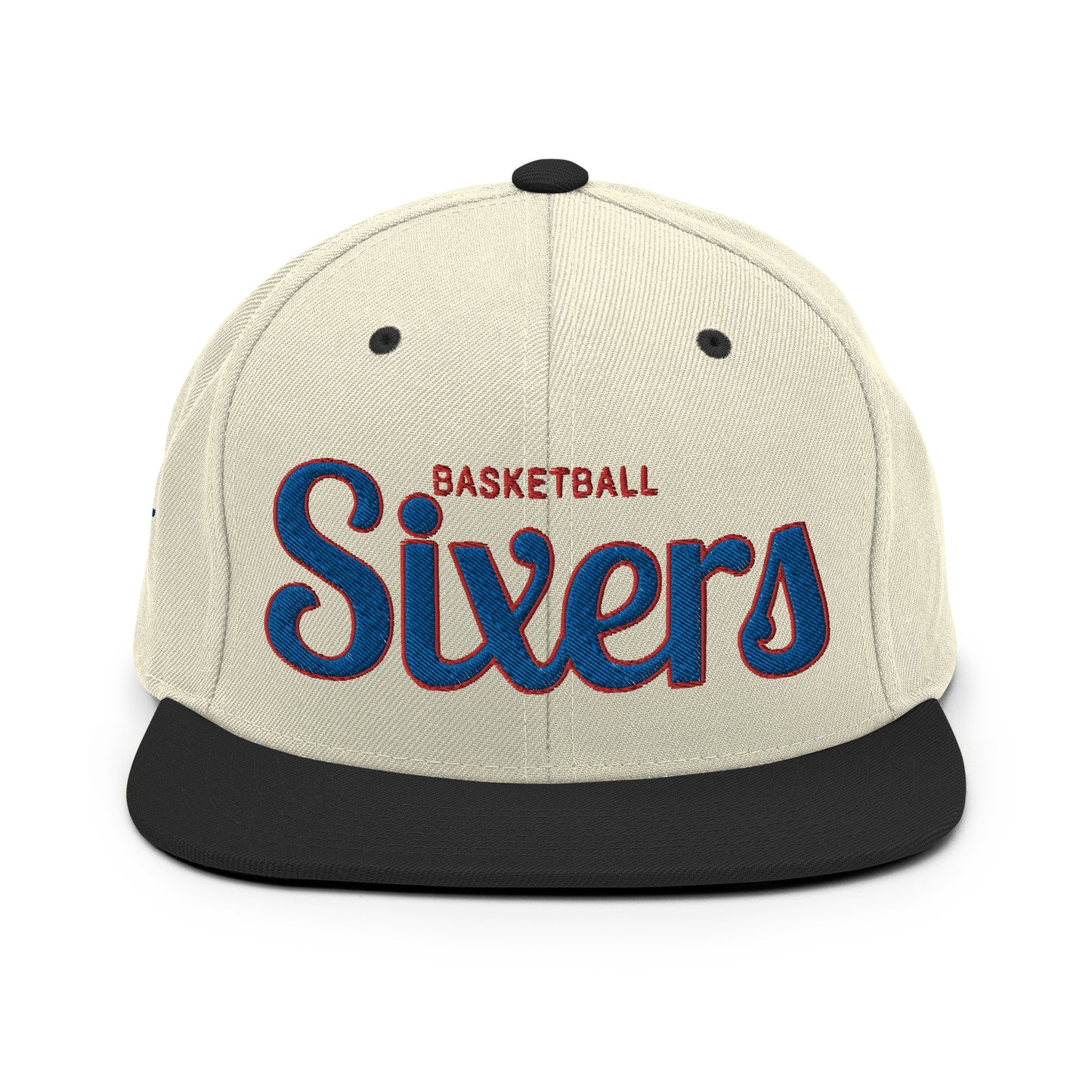 Sixers Alternate Natural/Black Snapback